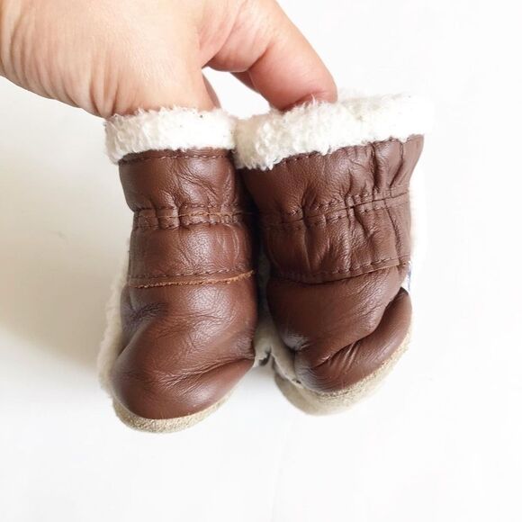 Lil Jo’s brown soft sole booties EUC size 4.5 - Picture 5 of 7